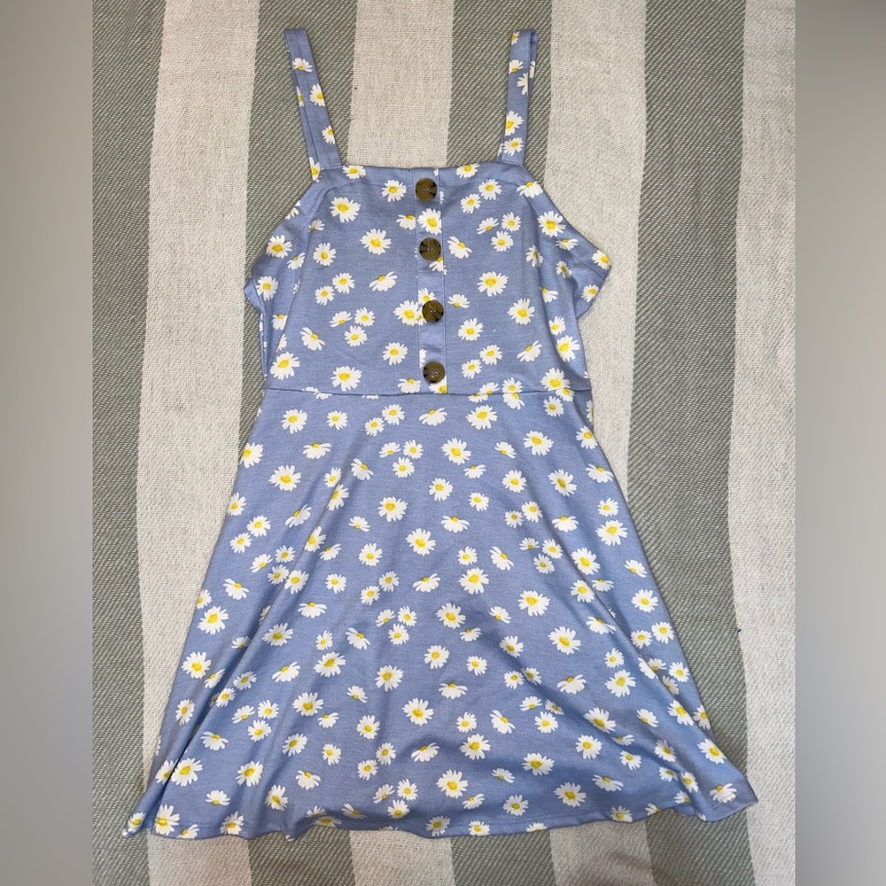 Blue daisy dress